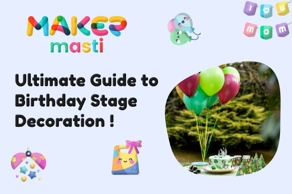 birthday stage decoration